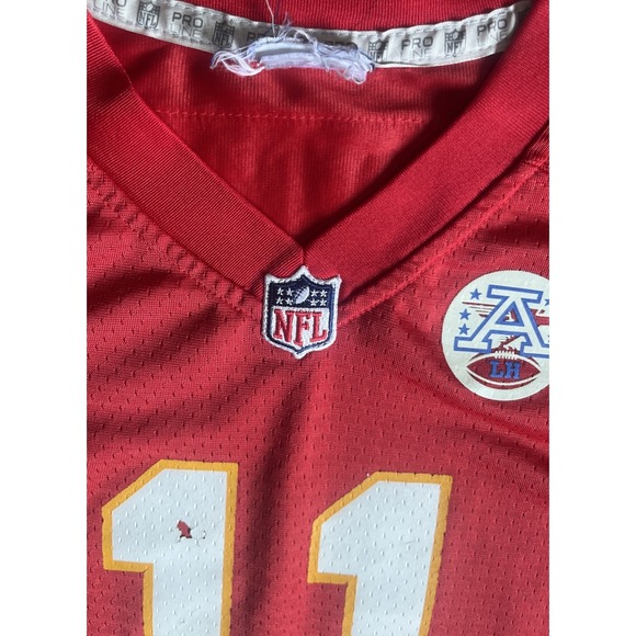 NFL Pro Line Alex Smith Jersey #11 Kansas City Chiefs Youth Medium - Elite Style - Picture 4 of 8